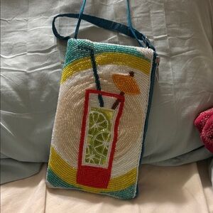 Colorful Beaded Cocktail Clutch